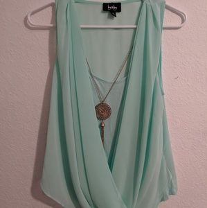 Light blue blouse